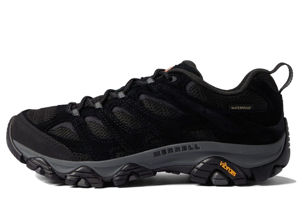 MERRELL MENS MOAB 3 WATERPROOF HIKING SHOE, BLACK NIGHT, 10 US